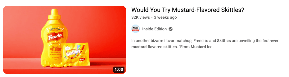 Captura de pantalla de YouTube