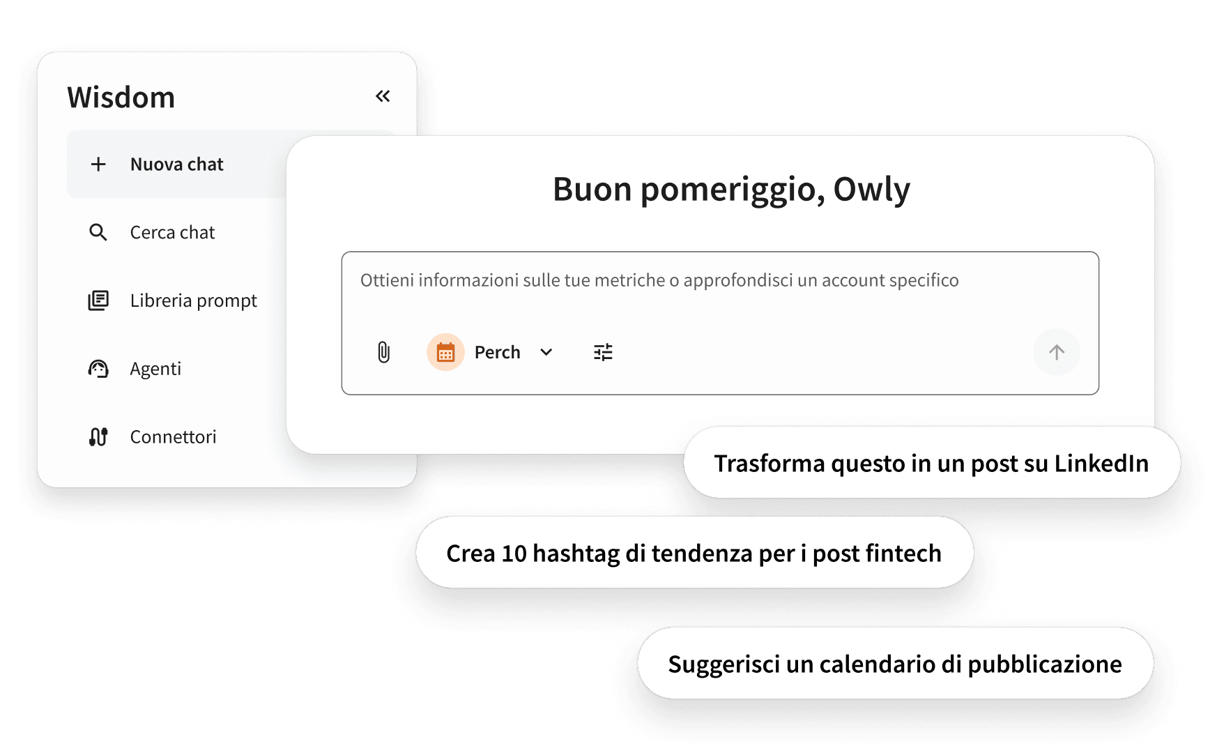 Strumento di scrittura AI di Hootsuite