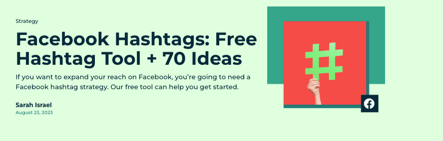 Screenshot des Hootsuite-Blogs