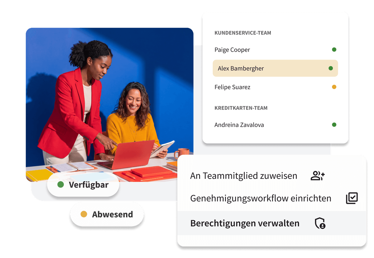 Hootsuite Posteingang mit Team-Zuweisungen und Prioritäten