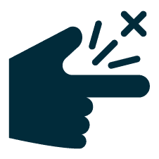 Symbol für Fingerschnippen