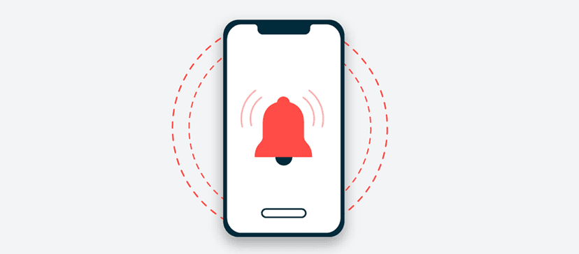 Smartphone mit aktiver Krisenwarnung