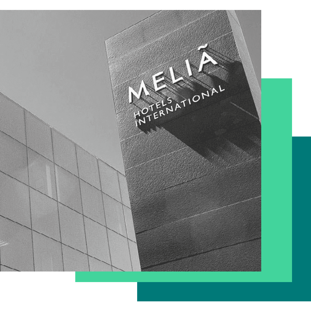 Image of front view of a Melia Hotel